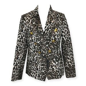 A.L.C. Alton Leopard Print Blazer